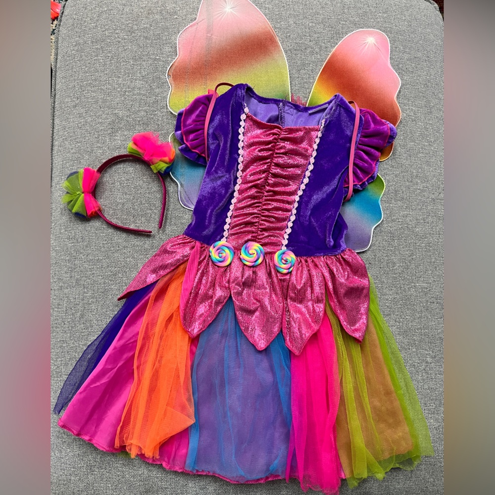 Spirit Halloween Candy Fairy Costume size small